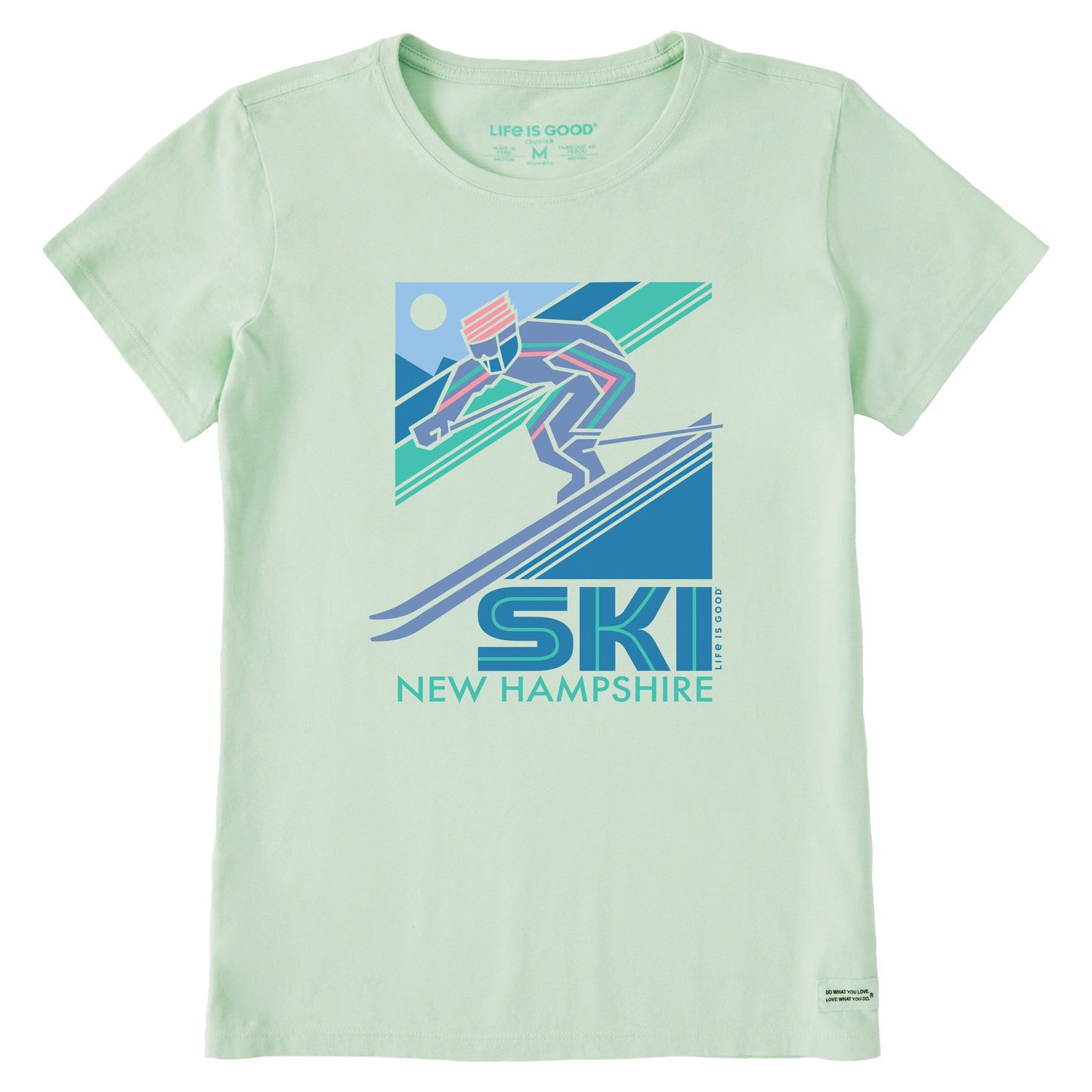 Women's Ski New Hampshire Short Sleeve Crusher Tee