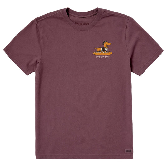 Men's Long Live Paris Short Sleeve Crusher Tee