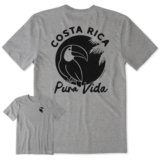 Men's Costa Rica Pura Vida Short Sleeve Crusher Tee