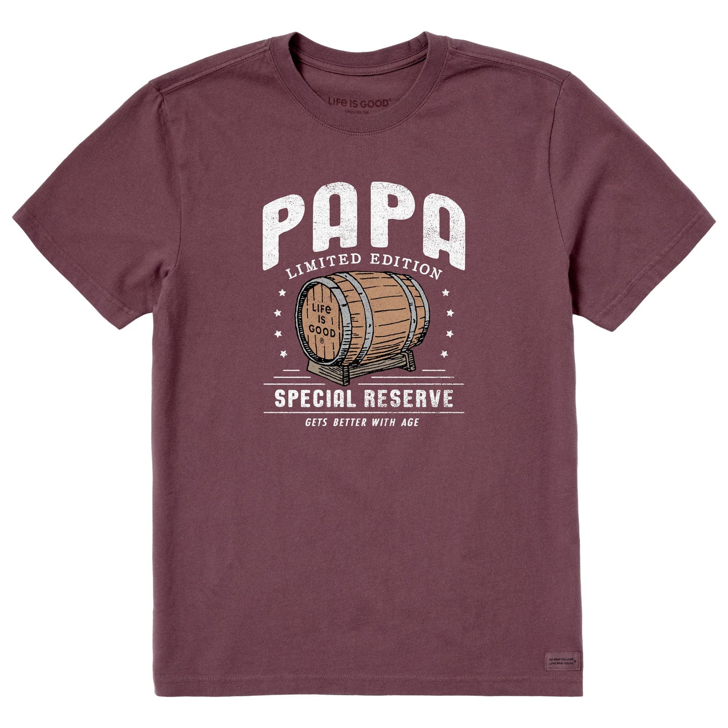 Men's Papa Whiskey Barrel Short Sleeve Crusher Tee