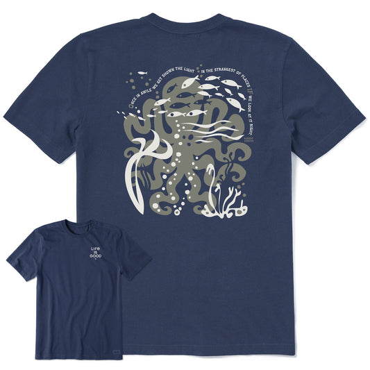 Men's Bert's Octopus Medley Short Sleeve Crusher Tee