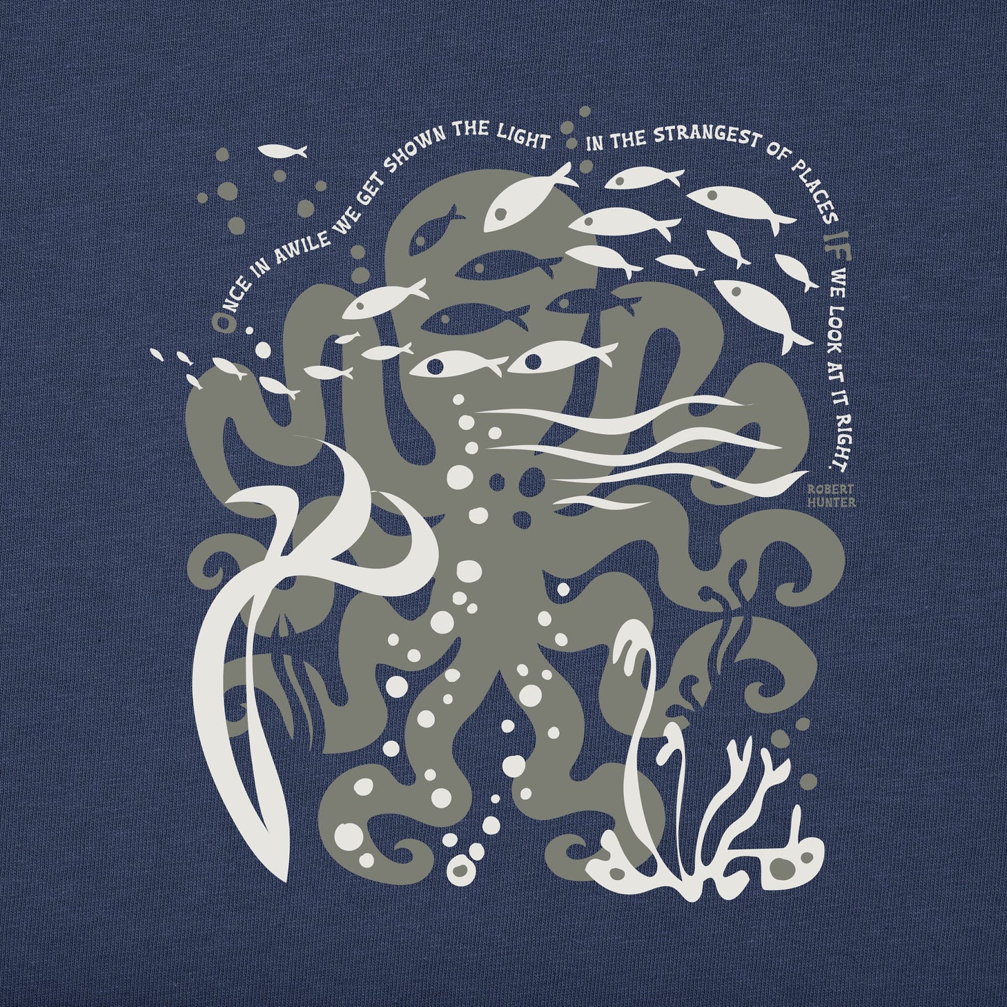 Men's Bert's Octopus Medley Short Sleeve Crusher Tee