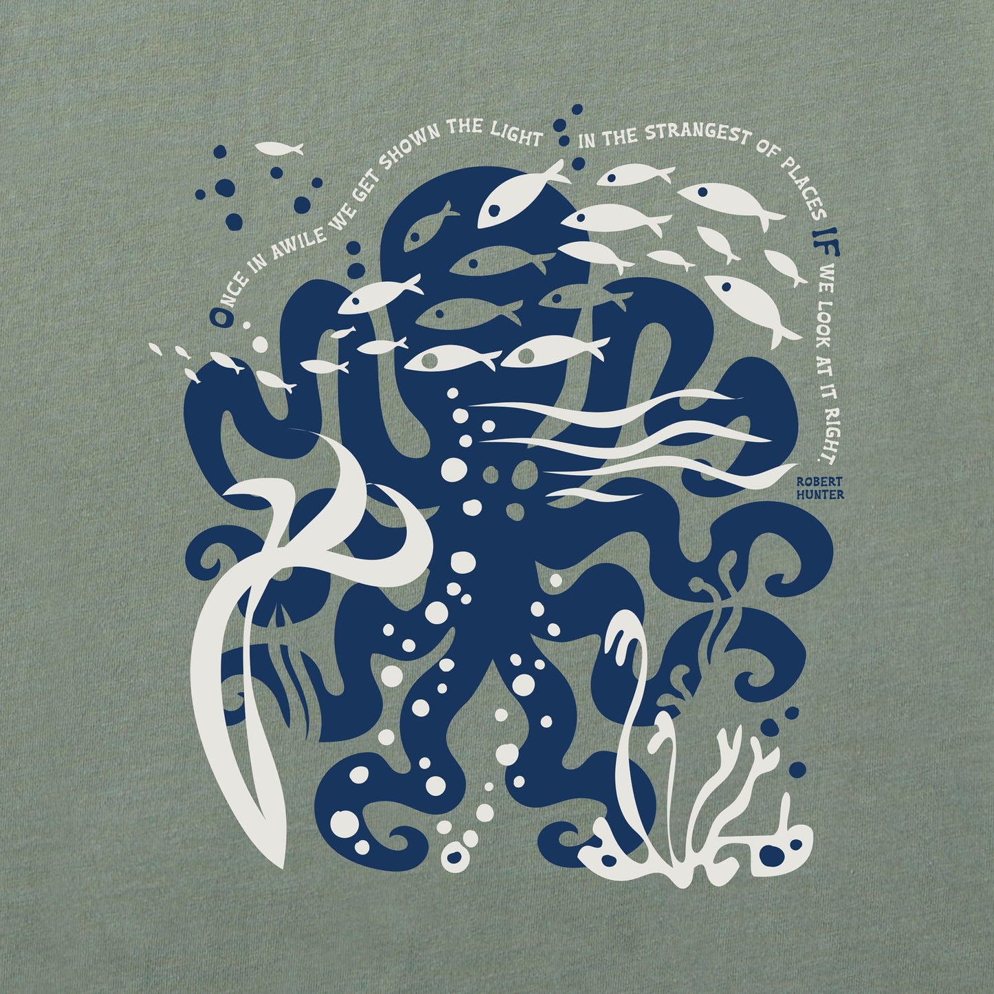 Men's Bert's Octopus Medley Short Sleeve Crusher Tee