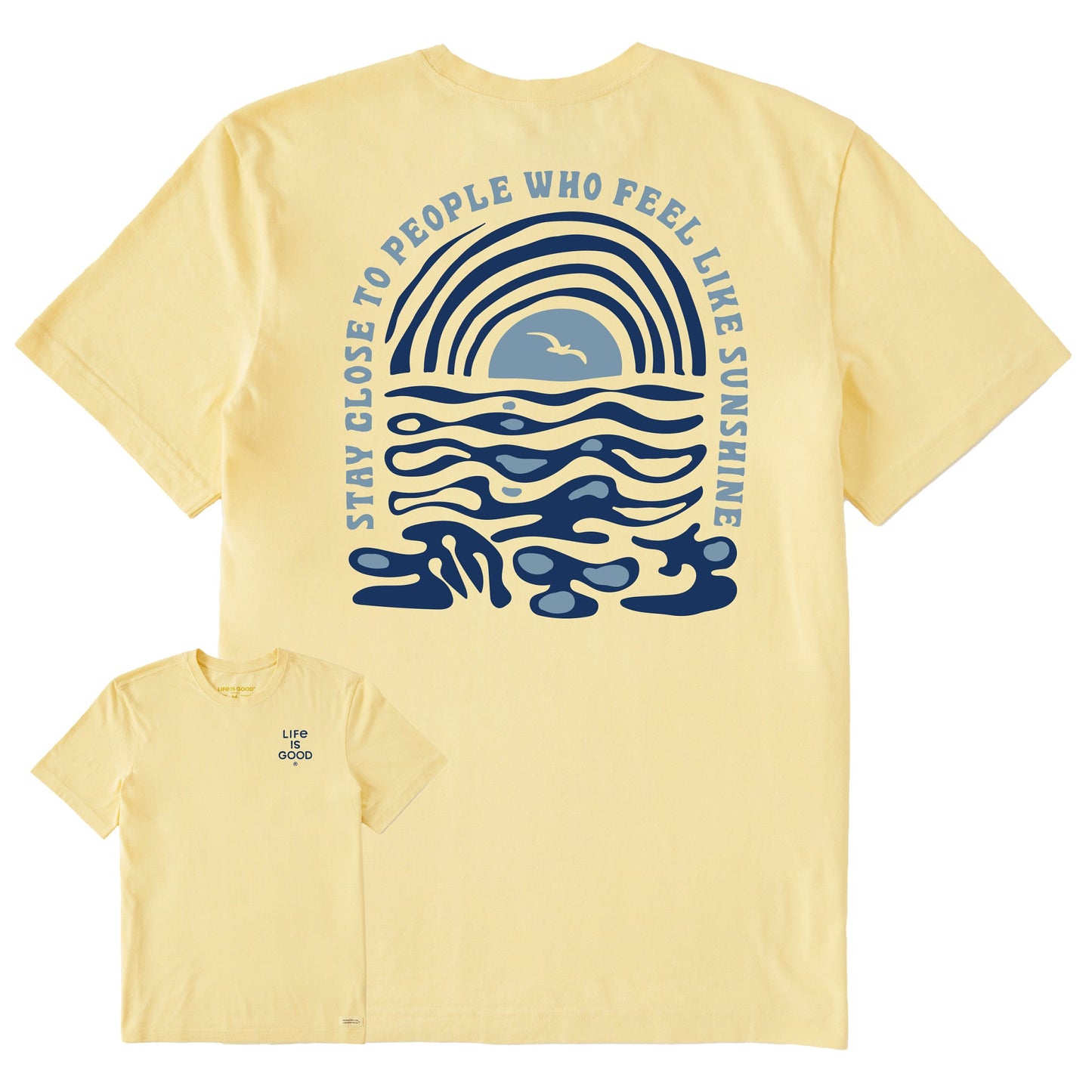 Men's Bert's Waterscape Medley Short Sleeve Crusher Tee