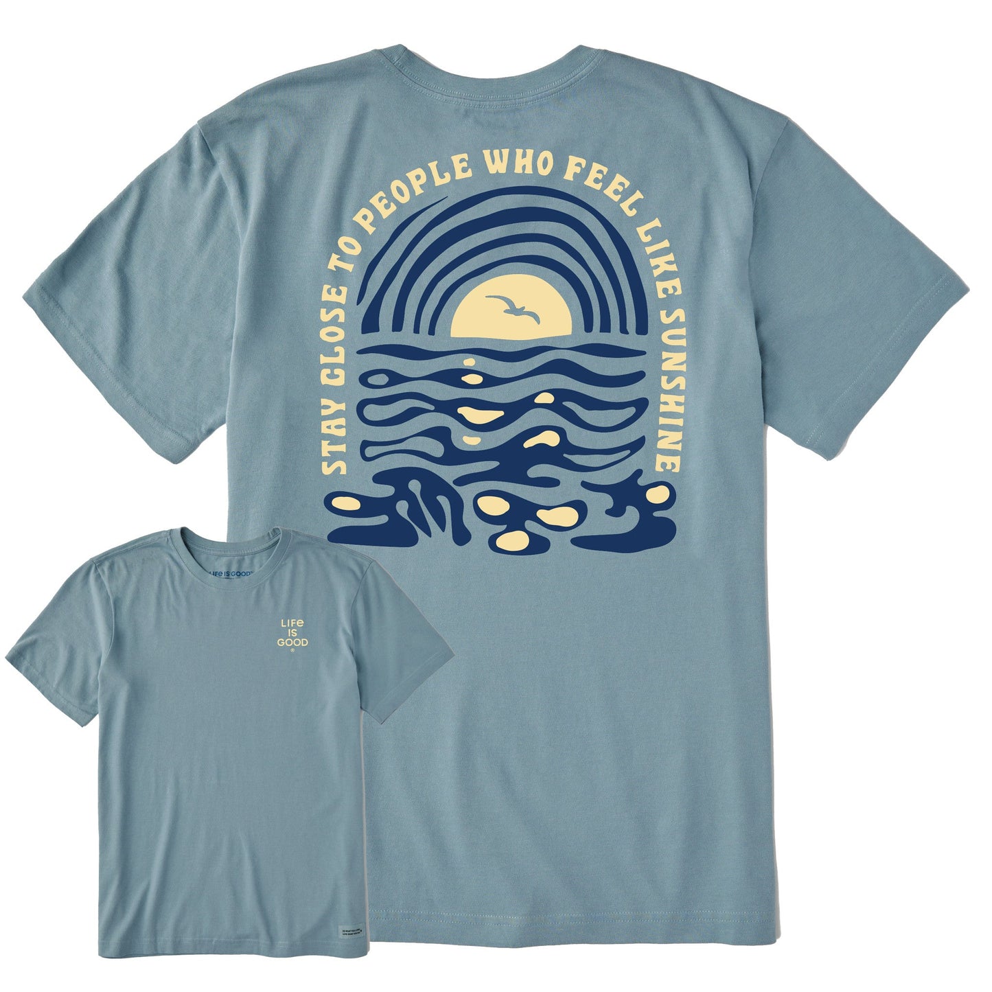 Men's Bert's Waterscape Medley Short Sleeve Crusher Tee