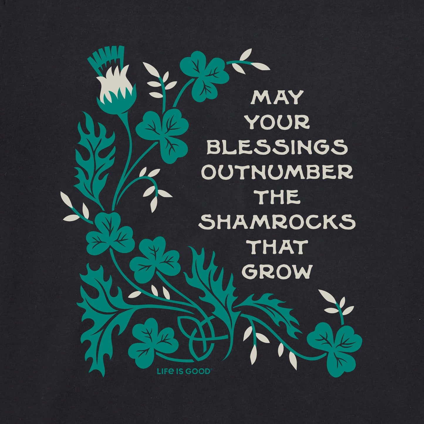 Men's Bert's Shamrock Medley Short Sleeve Crusher Tee