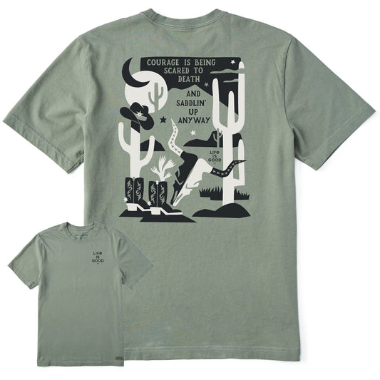 Men's Bert's Cowboy Medley Short Sleeve Crusher Tee