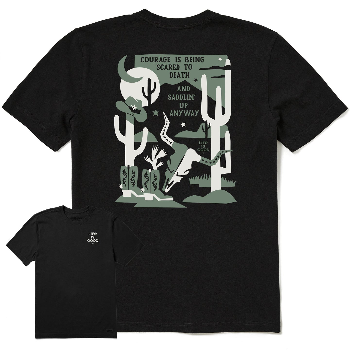 Men's Bert's Cowboy Medley Short Sleeve Crusher Tee