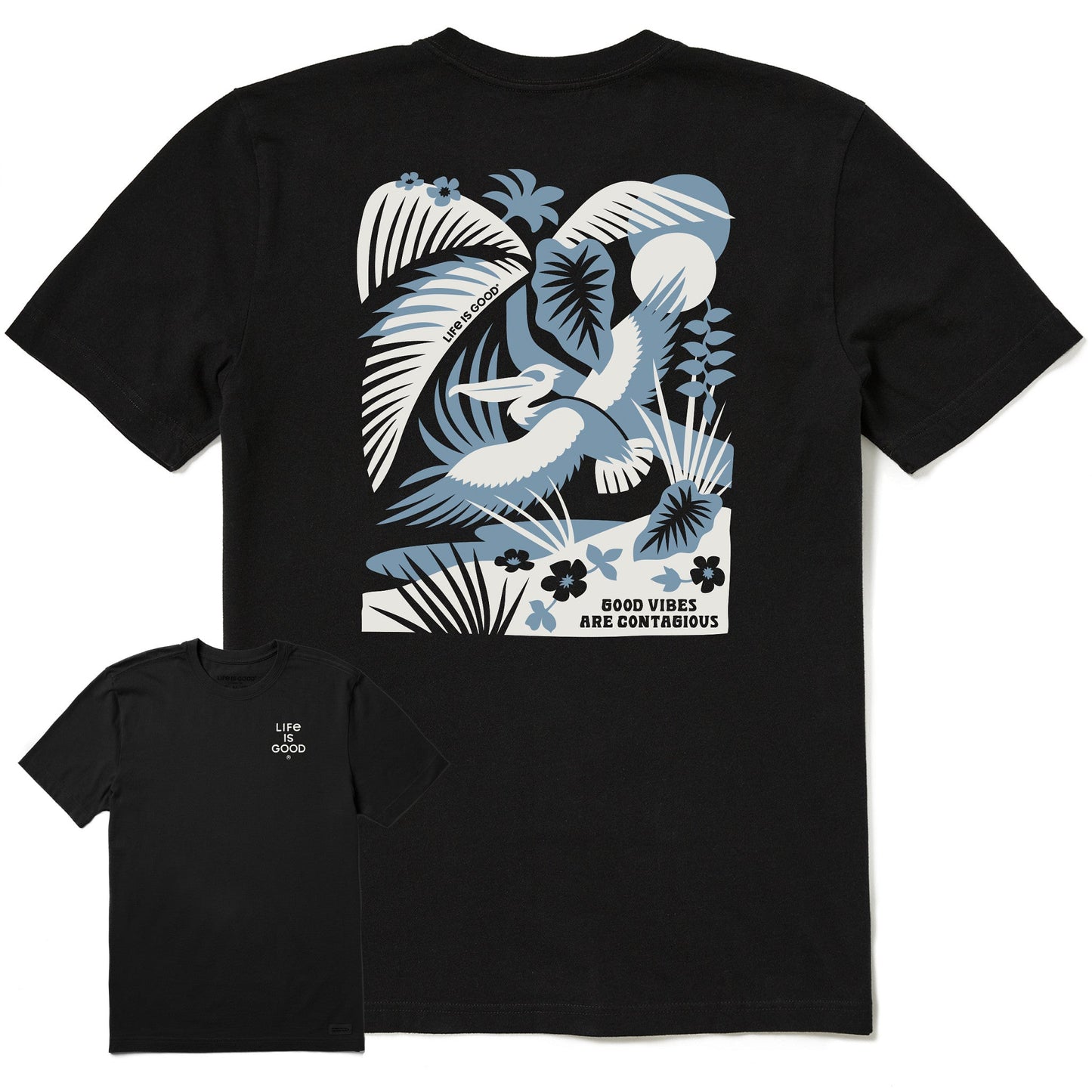 Men's Bert's Tropical Medley Short Sleeve Crusher Tee