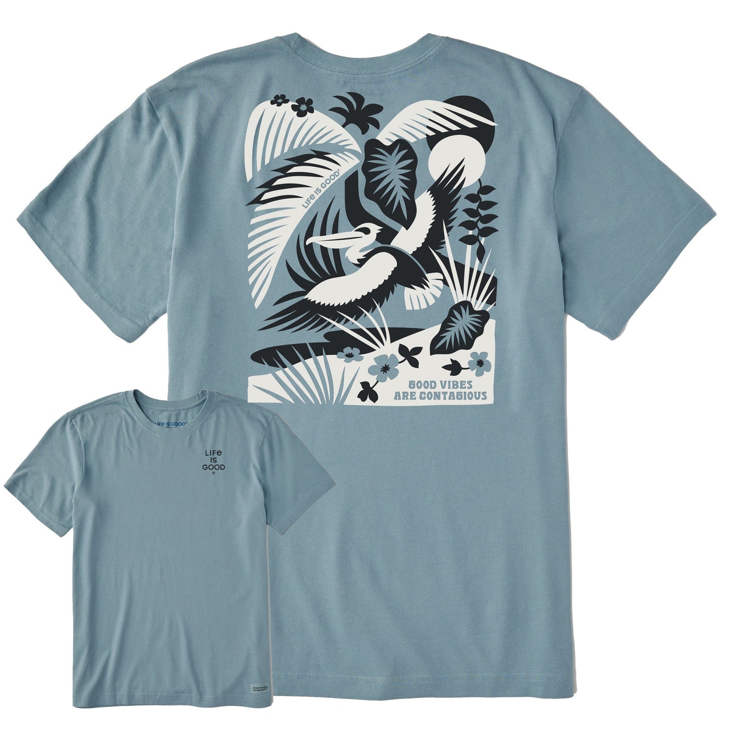 Men's Bert's Tropical Medley Short Sleeve Crusher Tee