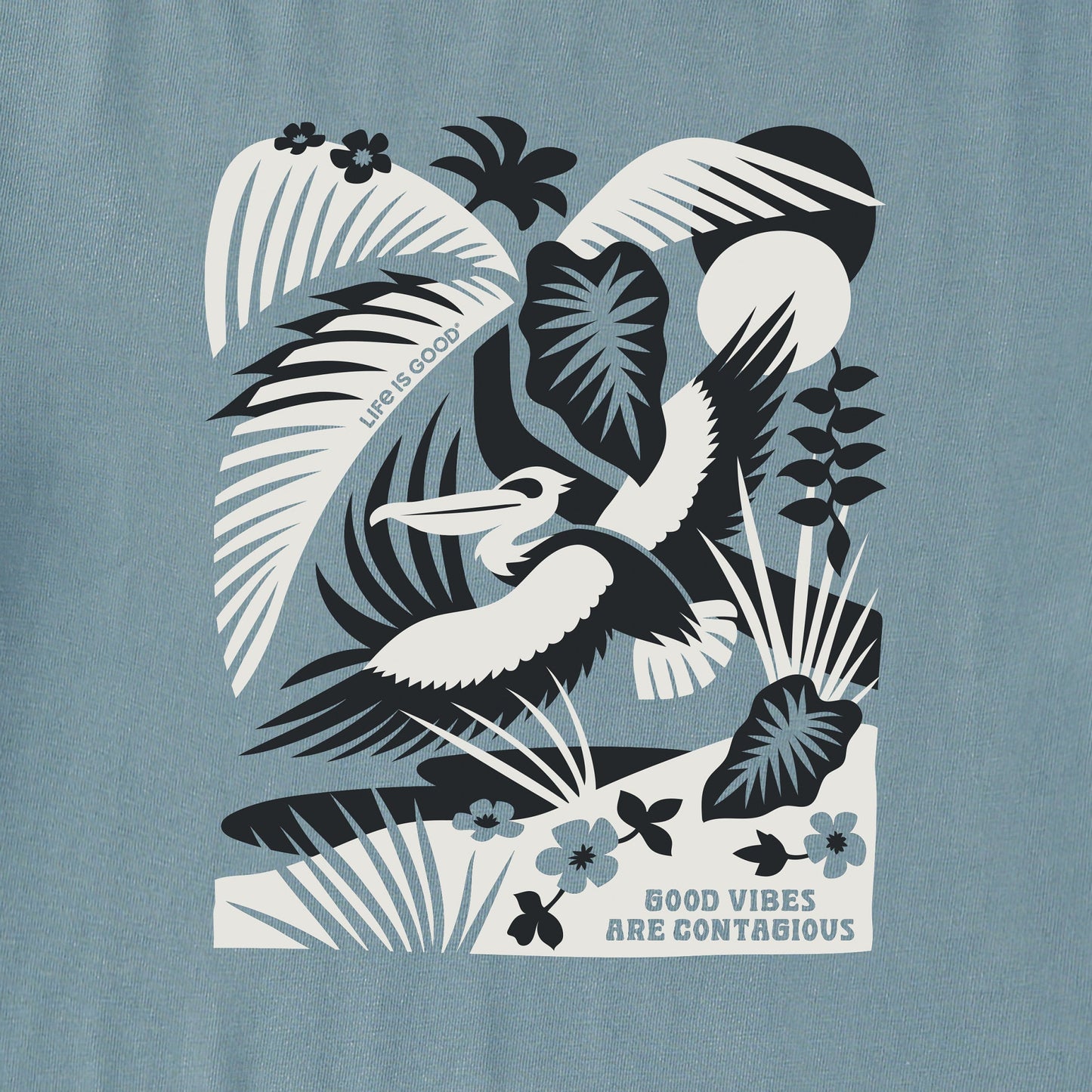 Men's Bert's Tropical Medley Short Sleeve Crusher Tee