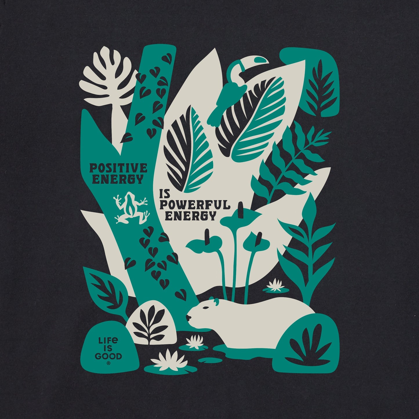 Men's Bert's Rainforest Medley Short Sleeve Crusher Tee