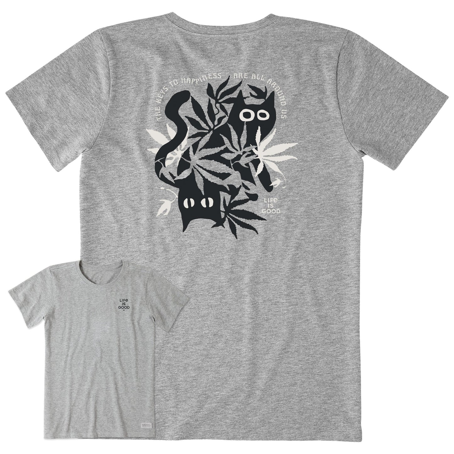 Women's Bert's Cat Medley Short Sleeve Crusher Tee