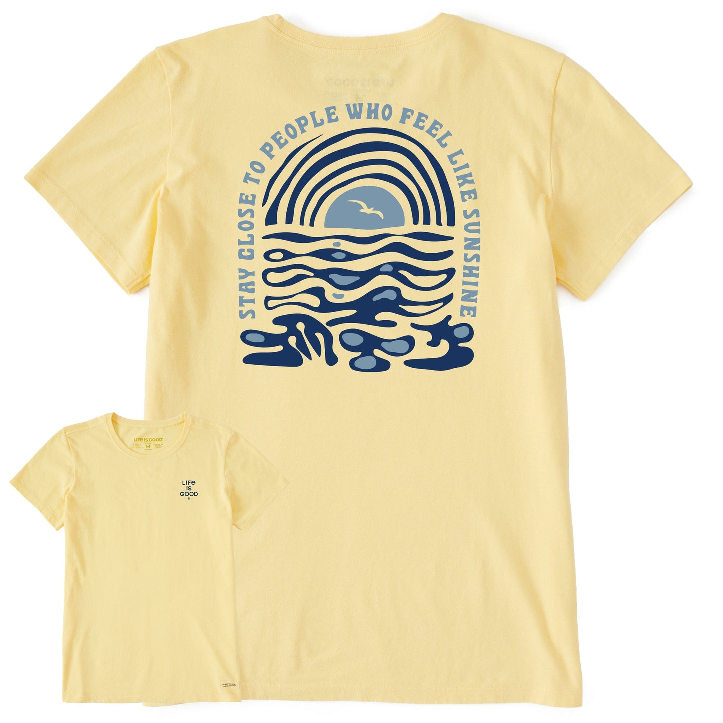 Women's Bert's Waterscape Medley Short Sleeve Crusher Tee