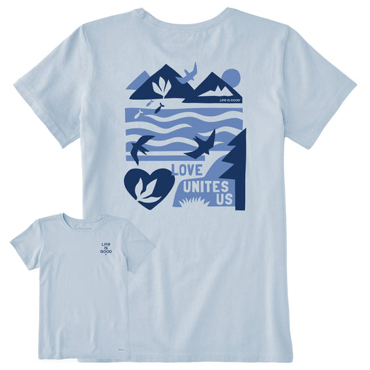 Women's Bert's Lovescape Medley Short Sleeve Crusher Tee