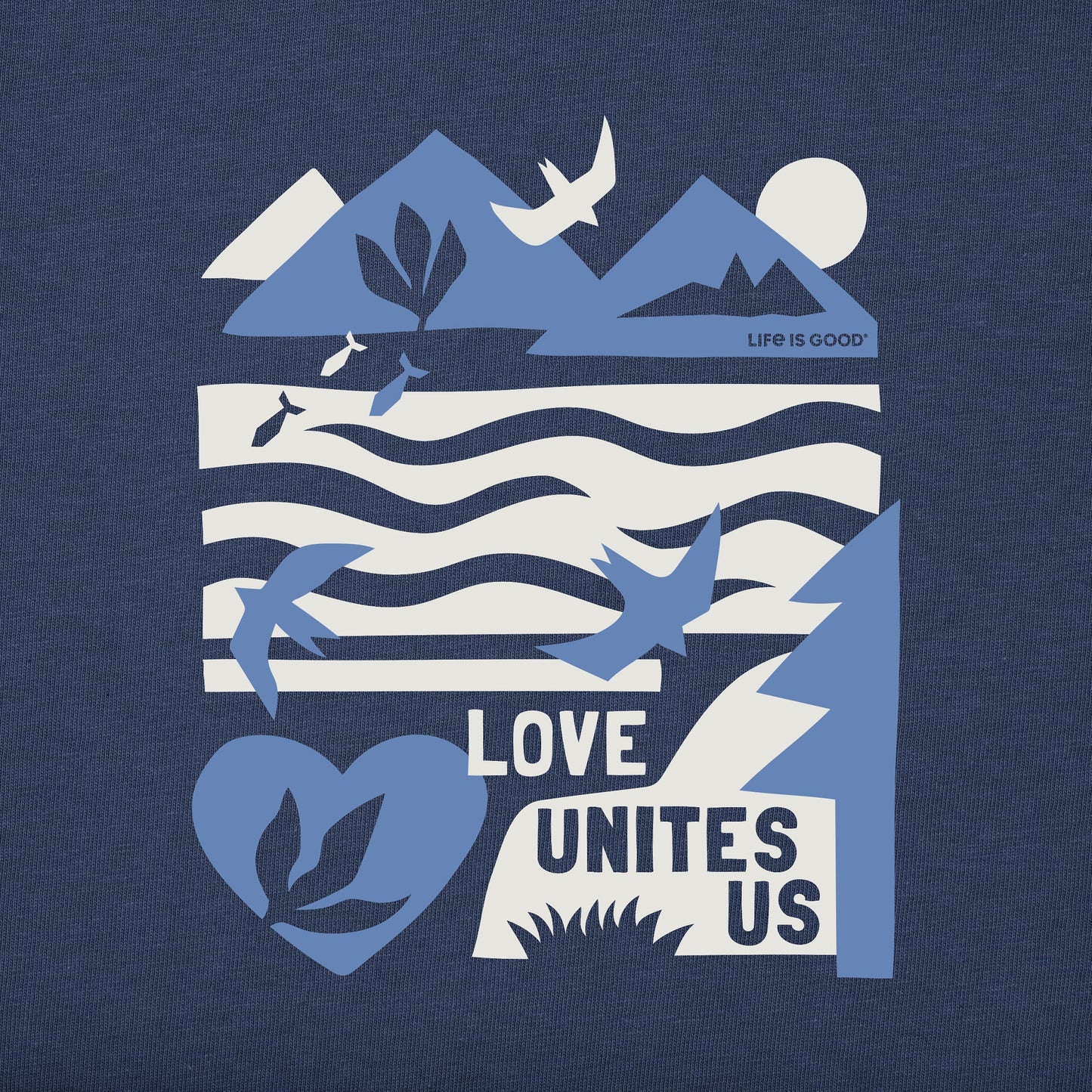 Women's Bert's Lovescape Medley Short Sleeve Crusher Tee