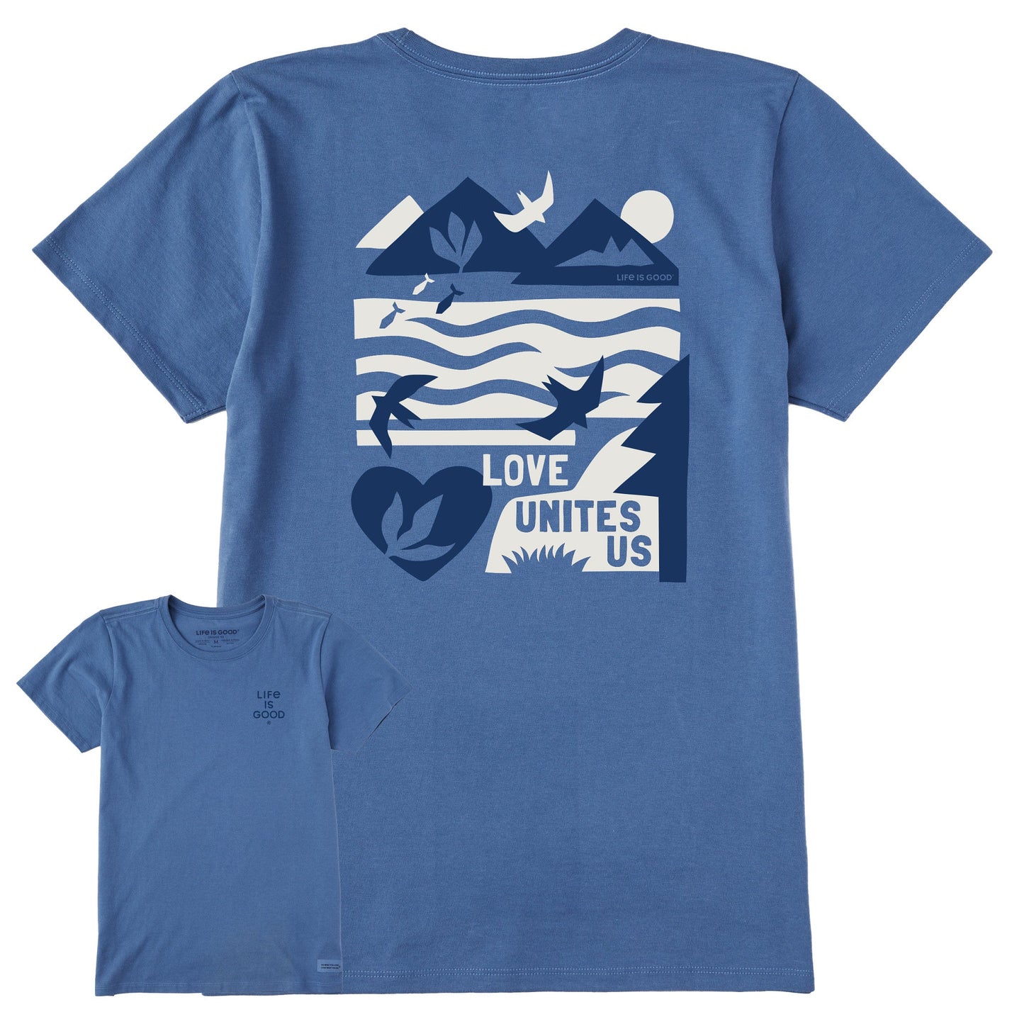 Women's Bert's Lovescape Medley Short Sleeve Crusher Tee