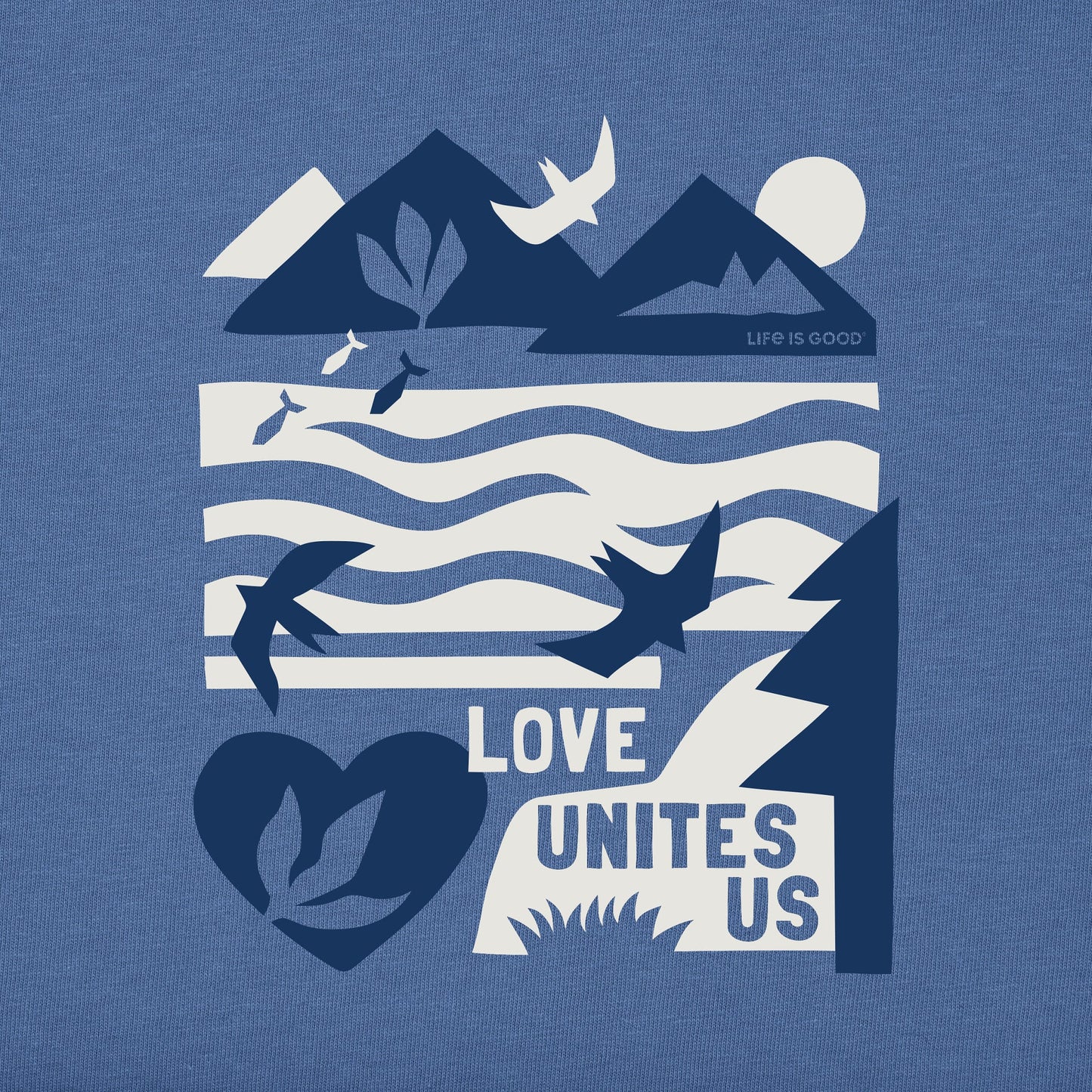 Women's Bert's Lovescape Medley Short Sleeve Crusher Tee