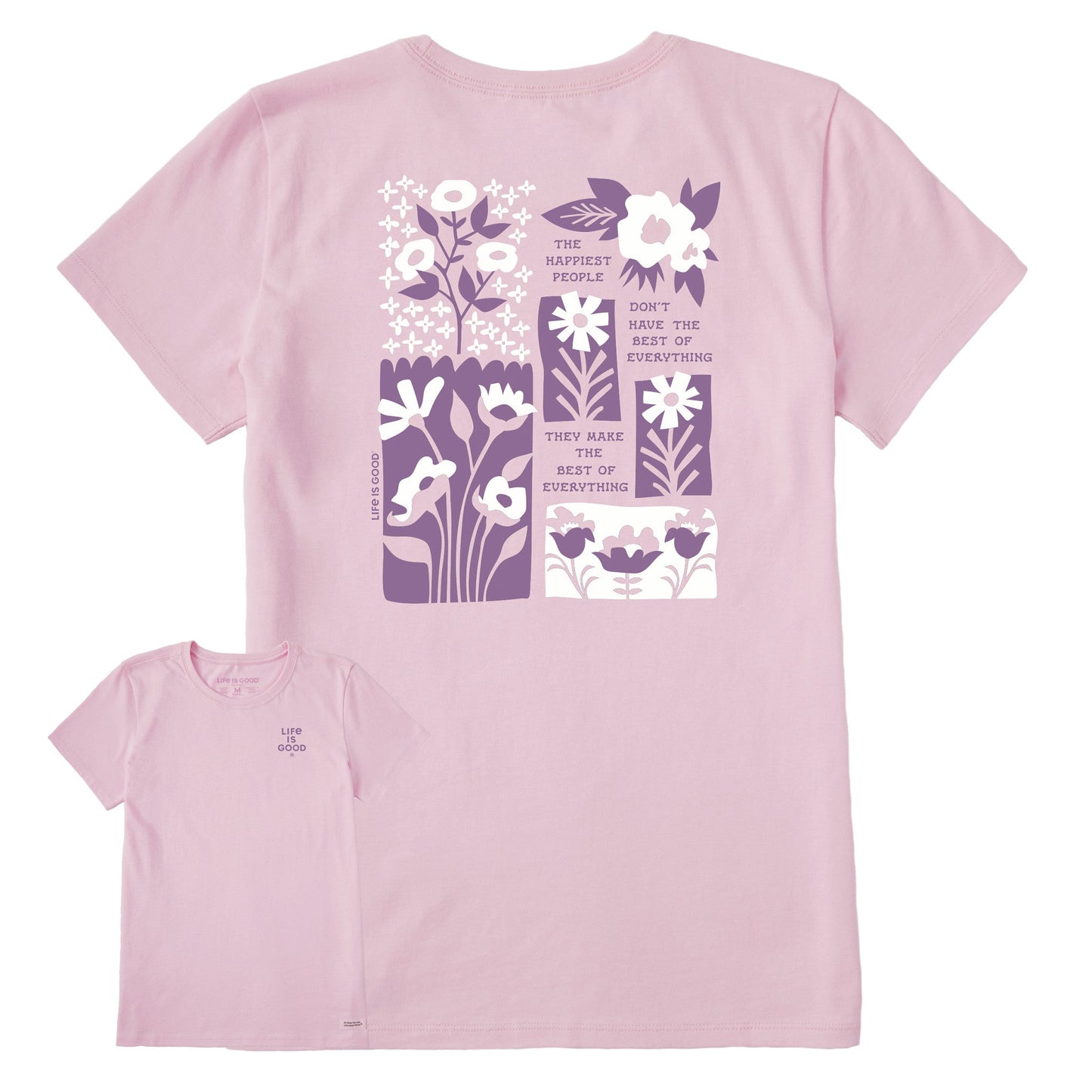 Women's Bert's Flower Medley Short Sleeve Crusher Tee