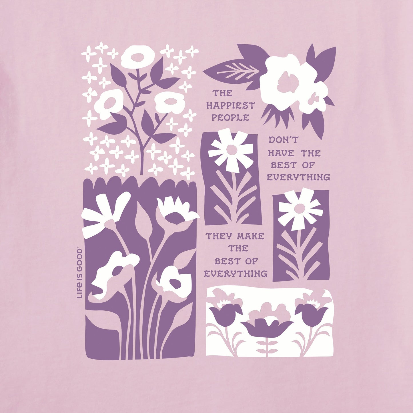 Women's Bert's Flower Medley Short Sleeve Crusher Tee