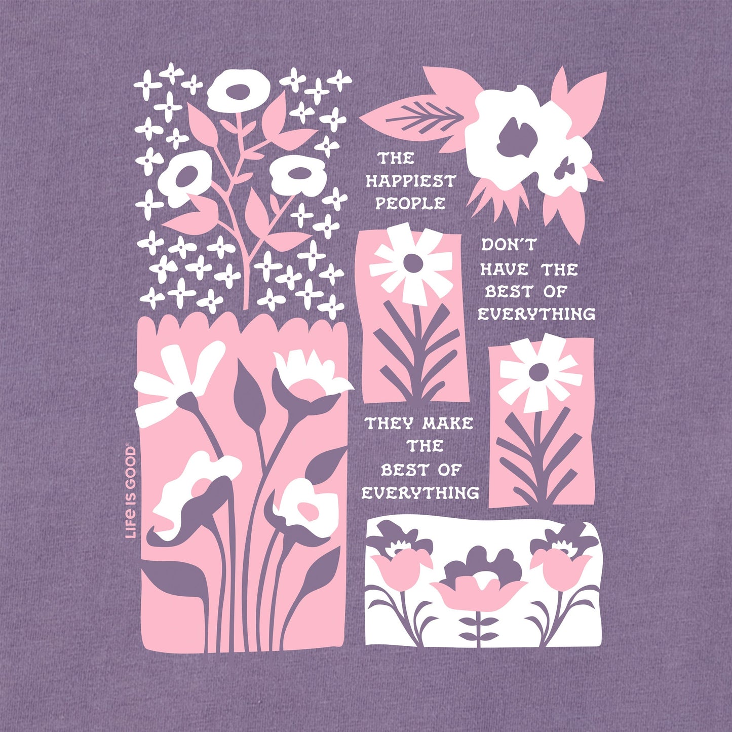 Women's Bert's Flower Medley Short Sleeve Crusher Tee