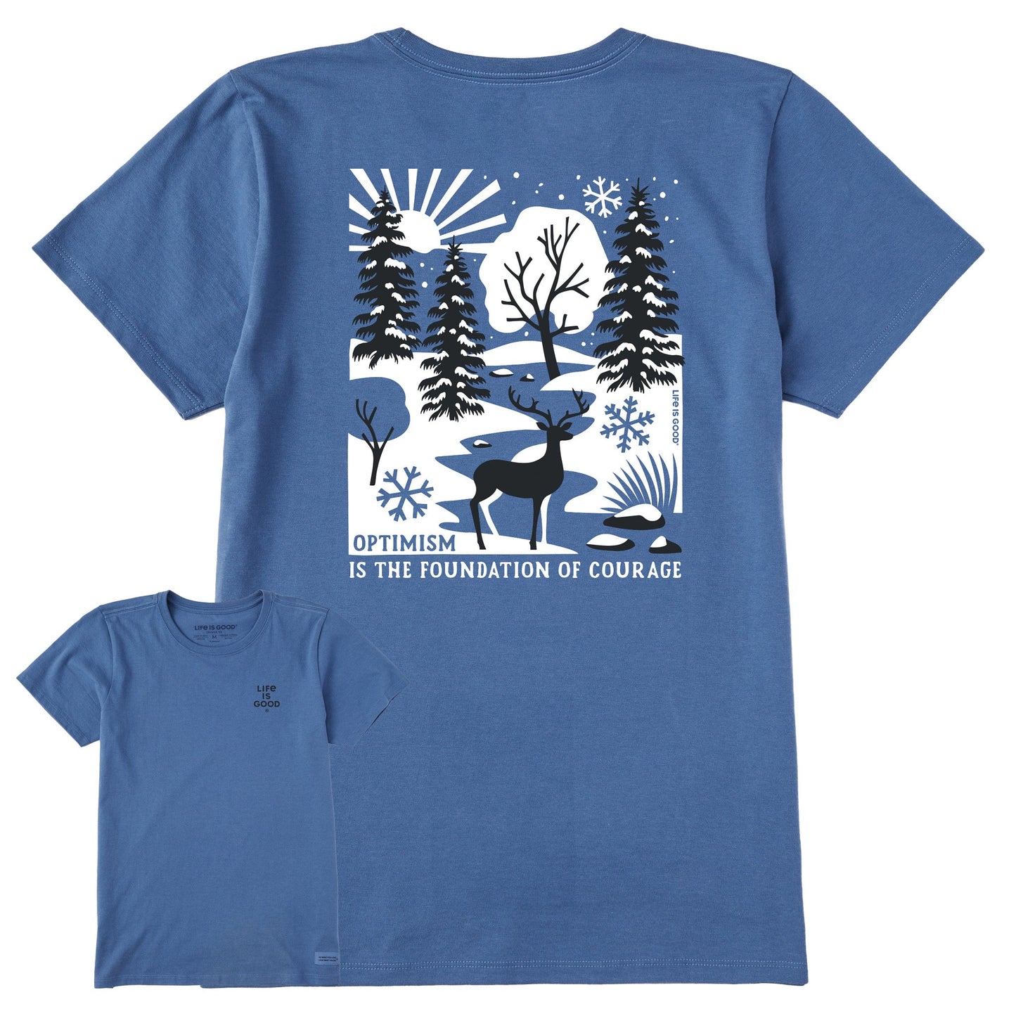 Women's Bert's Winter Medley Short Sleeve Crusher Tee