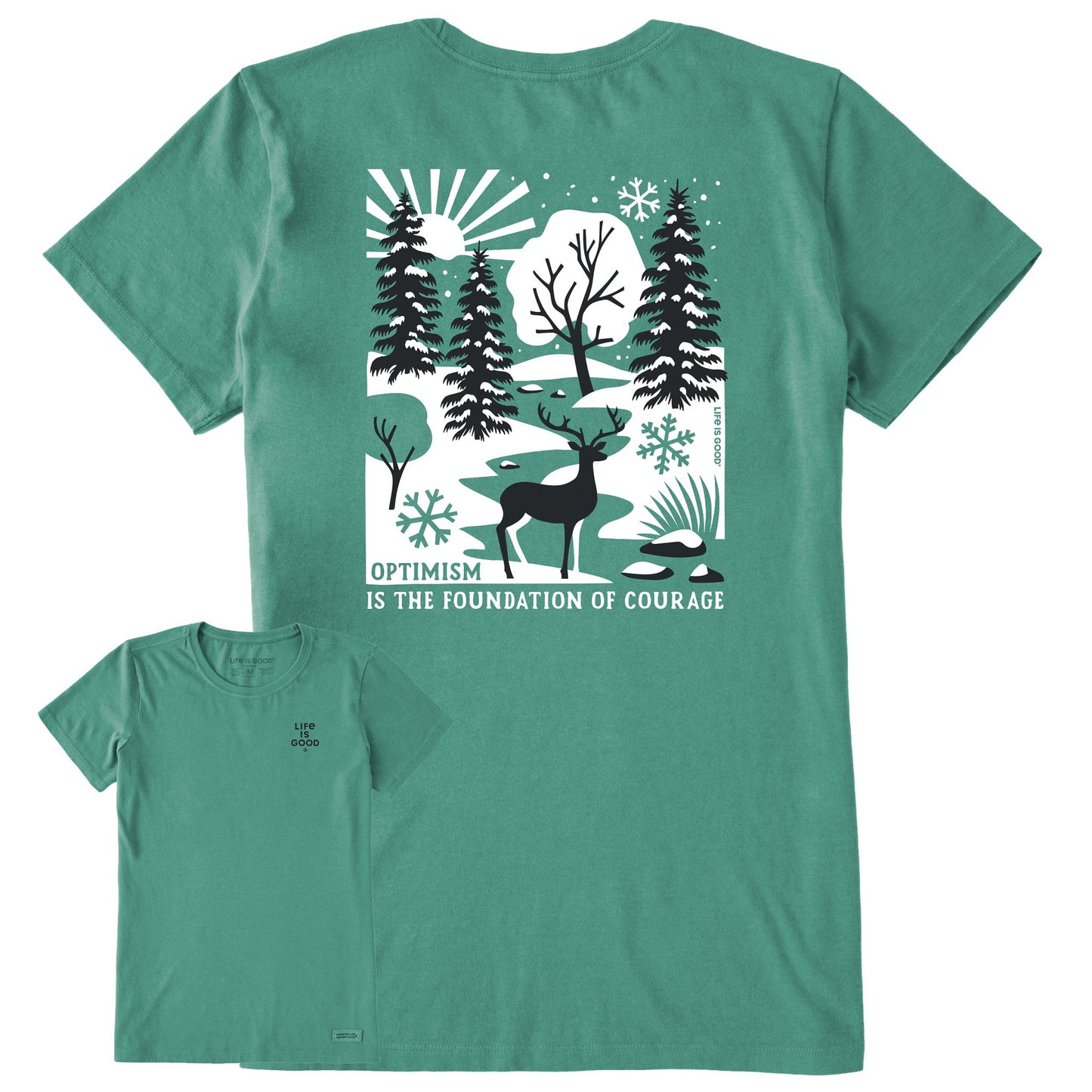 Women's Bert's Winter Medley Short Sleeve Crusher Tee