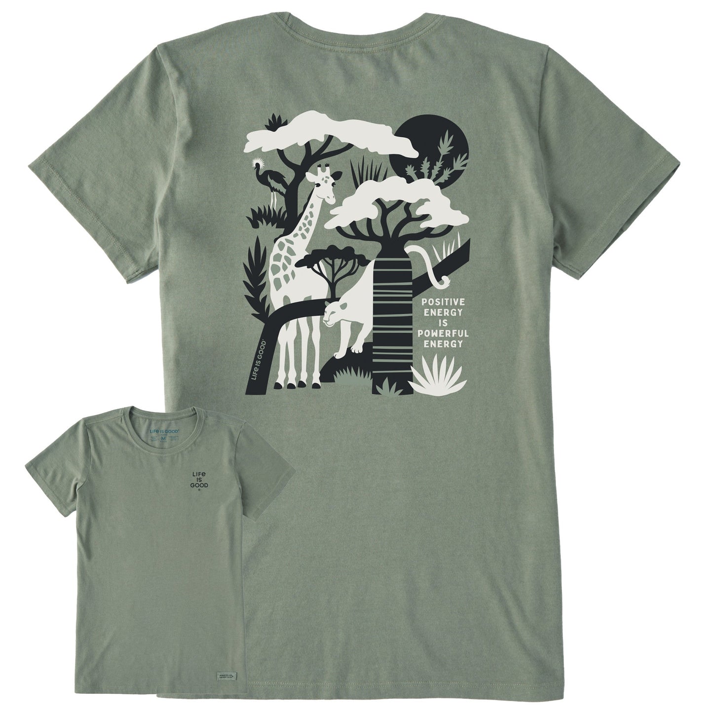 Women's Bert's Safari Medley Short Sleeve Crusher Tee