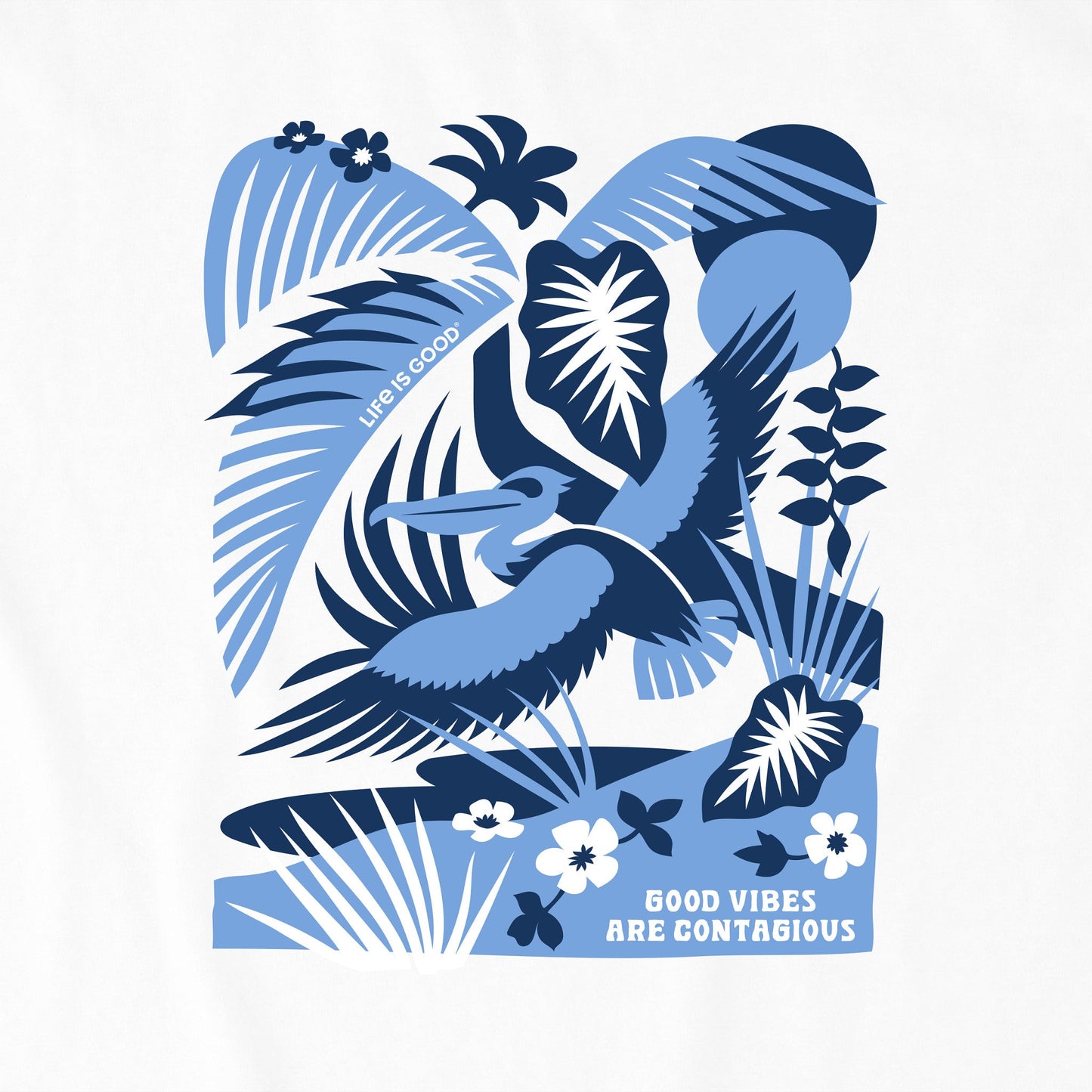 Women's Bert's Tropical Medley Short Sleeve Crusher Tee