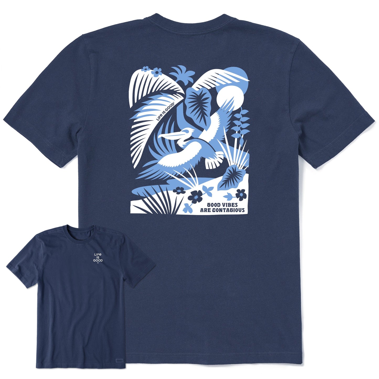 Women's Bert's Tropical Medley Short Sleeve Crusher Tee