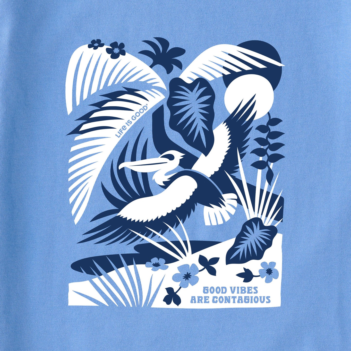 Women's Bert's Tropical Medley Short Sleeve Crusher Tee