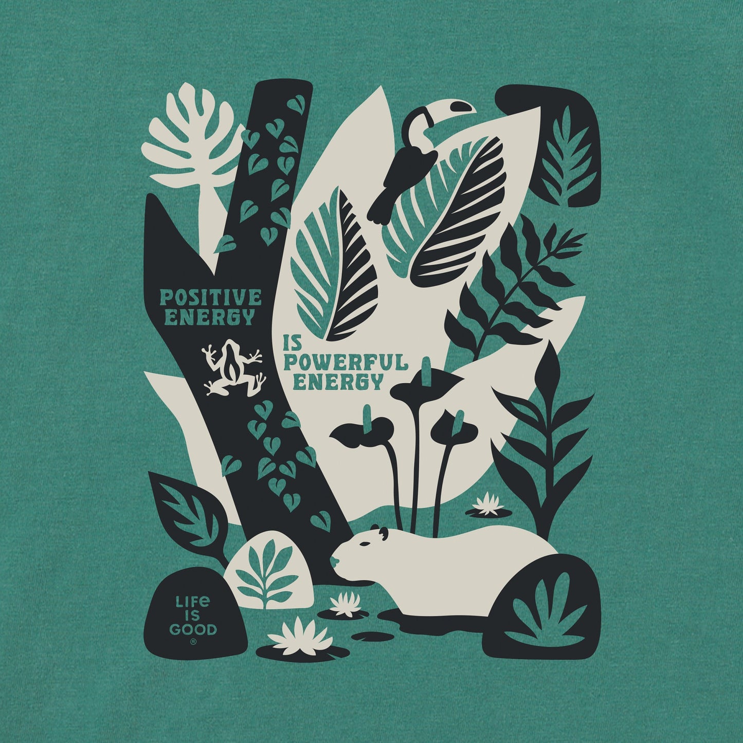Women's Bert's Rainforest Medley Short Sleeve Crusher Tee