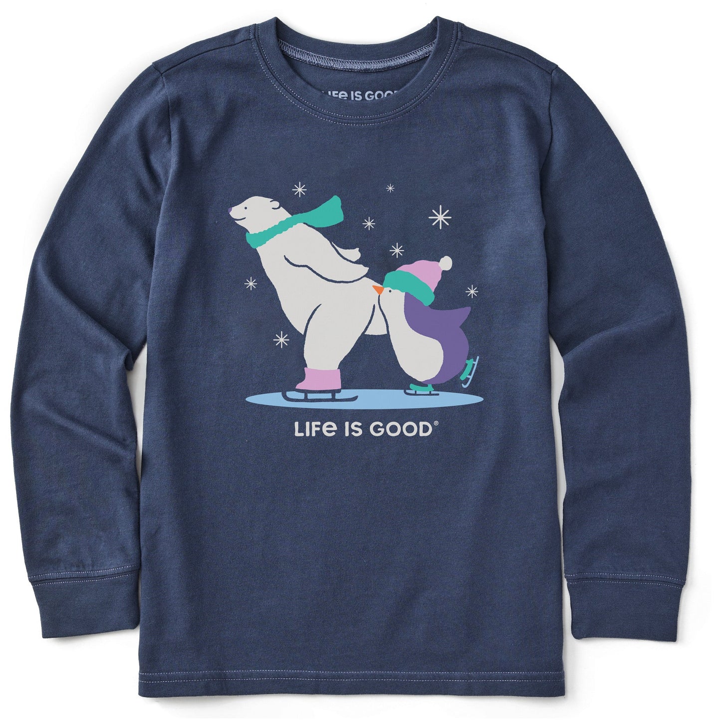 Kids Polar Skate Long Sleeve Crusher Tee