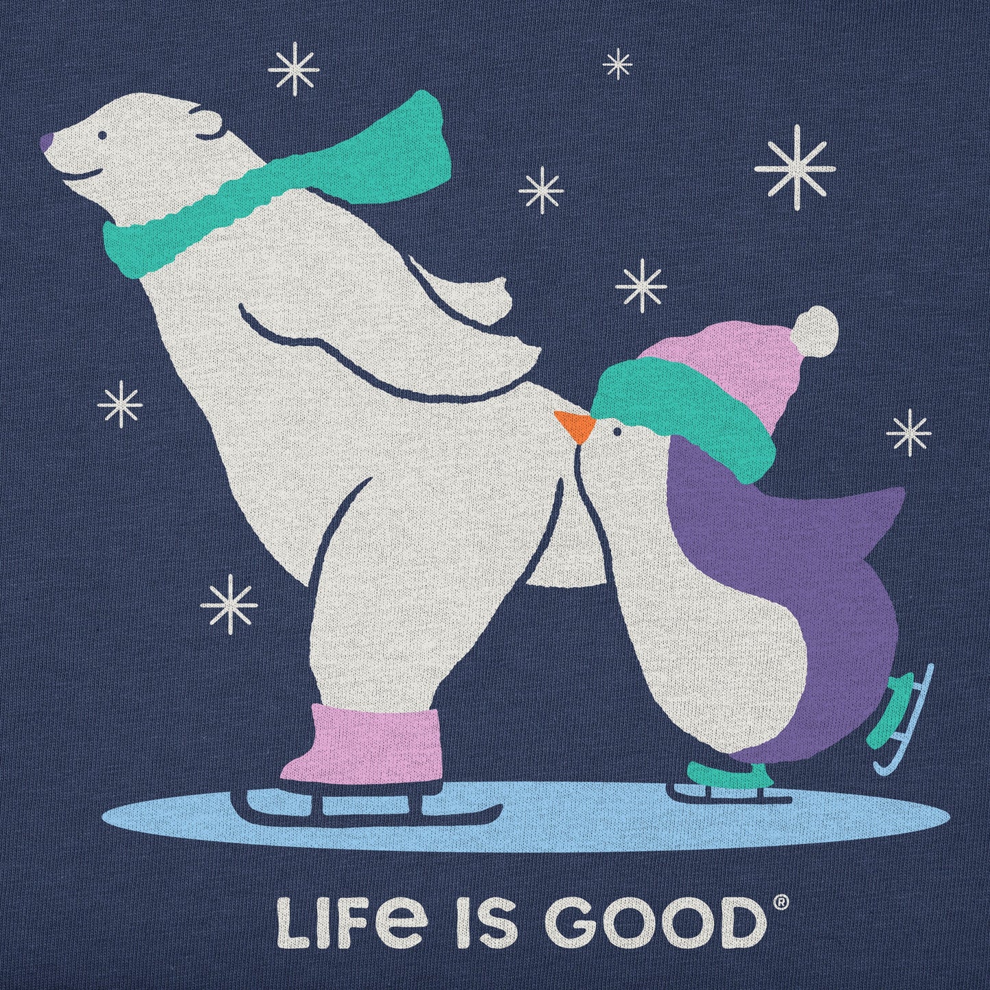 Kids Polar Skate Long Sleeve Crusher Tee