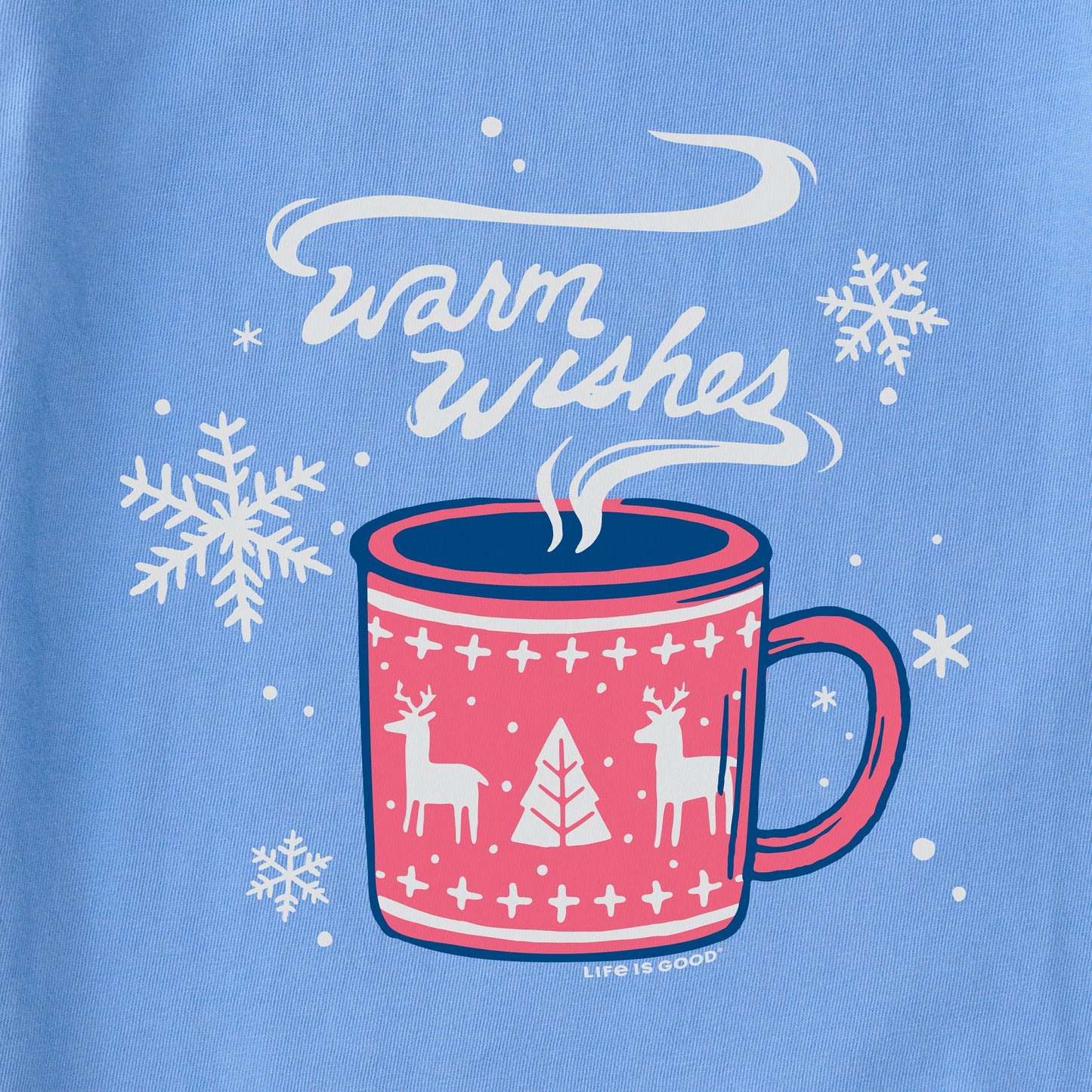 Women's Warm Wishes Mug Long Sleeve Crusher Tee