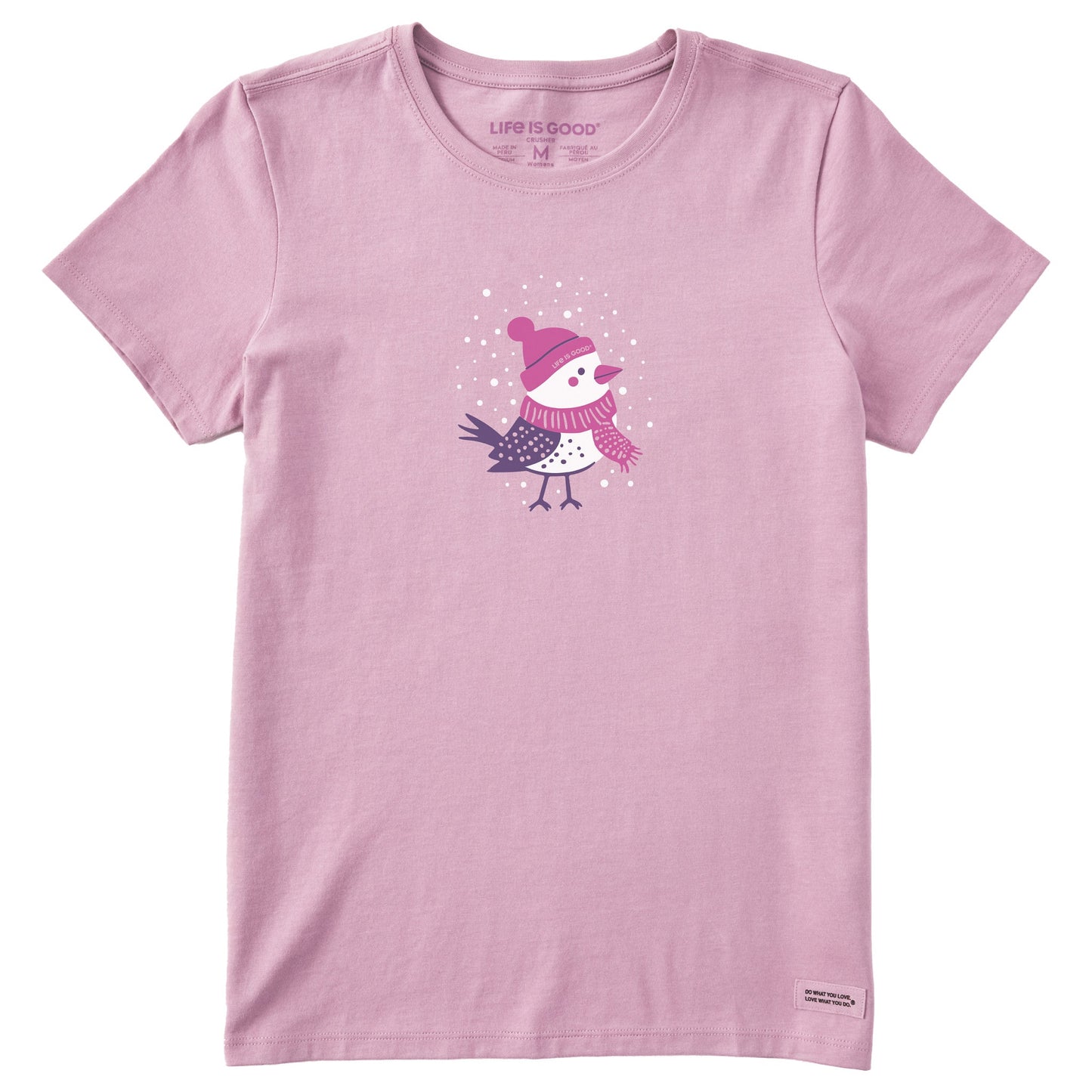 Women's Cozy Snowbird Short Sleeve Crusher Tee