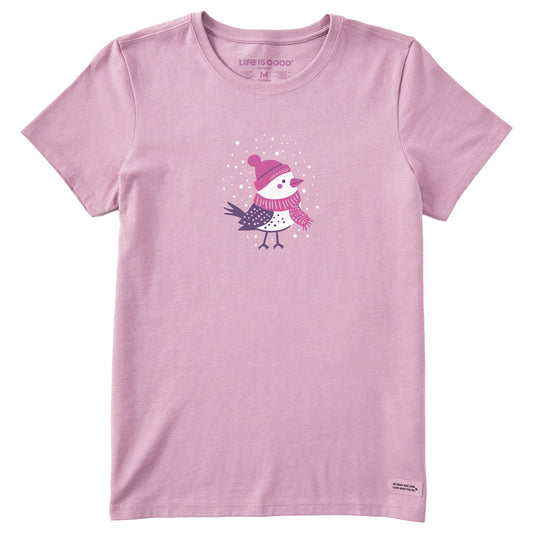 Women's Cozy Snowbird Short Sleeve Crusher Tee