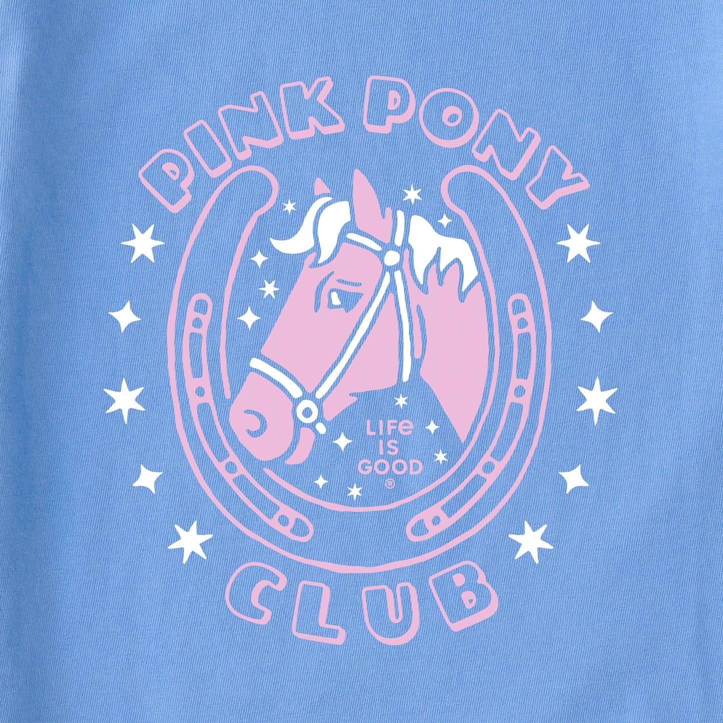 Women's Pink Pony Club Short Sleeve Crusher Boxy Tee