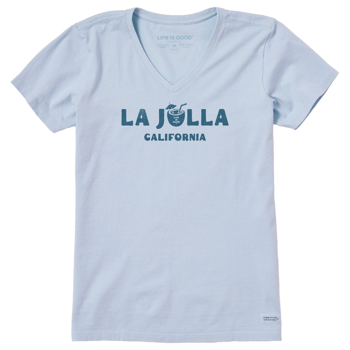 Women's Tropical La Jolla Short Sleeve Crusher Vee