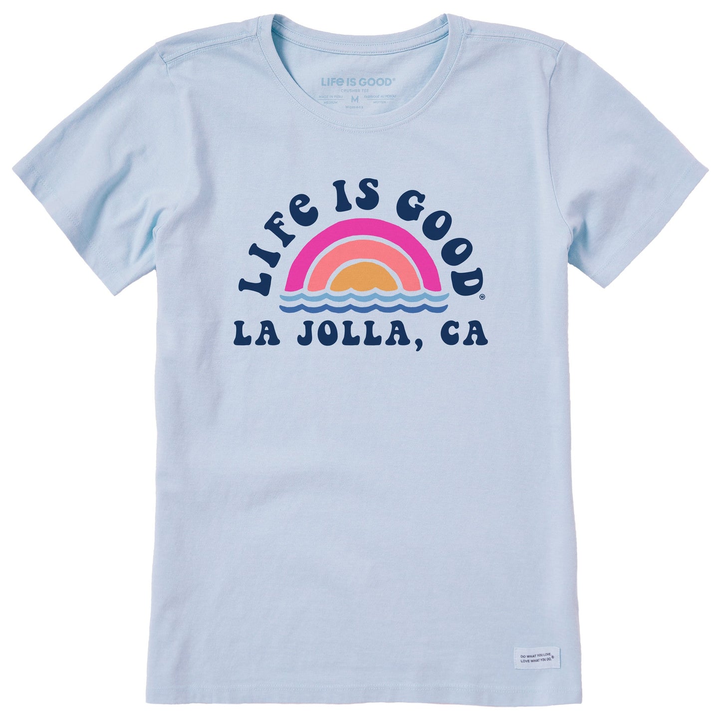 Women's ND Rainbow Sunset La Jolla Short Sleeve Crusher Tee