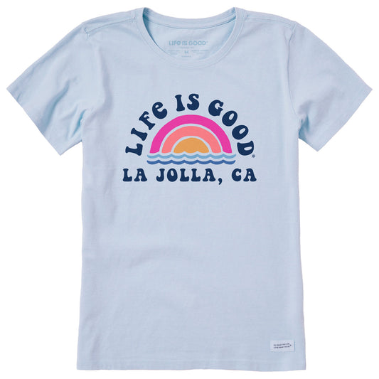 Women's ND Rainbow Sunset La Jolla Short Sleeve Crusher Tee