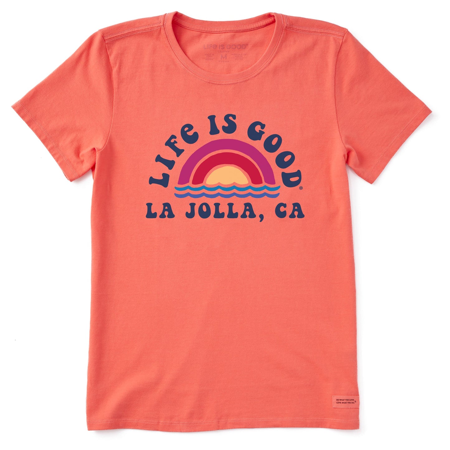 Women's ND Rainbow Sunset La Jolla Short Sleeve Crusher Tee