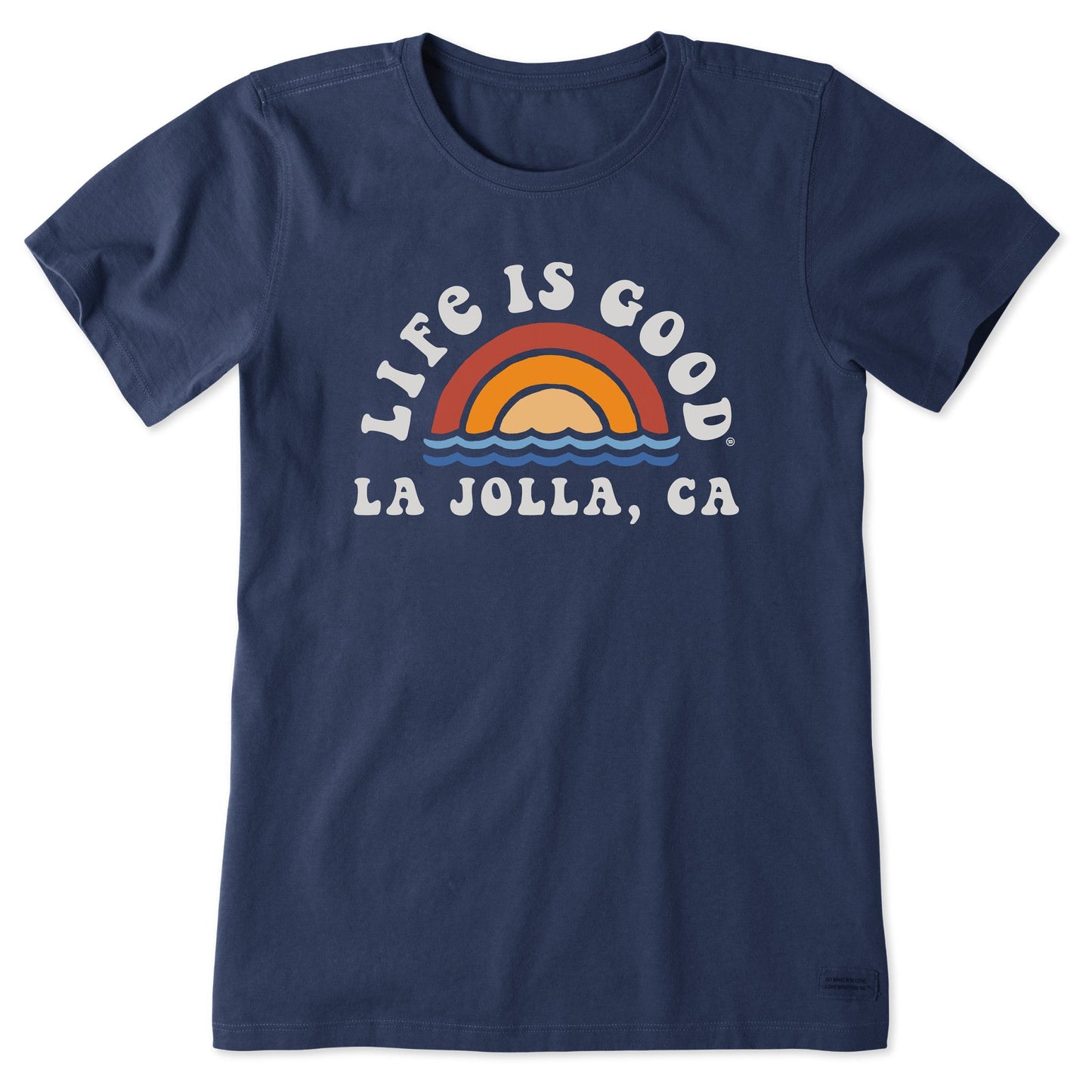 Women's ND Rainbow Sunset La Jolla Short Sleeve Crusher Tee