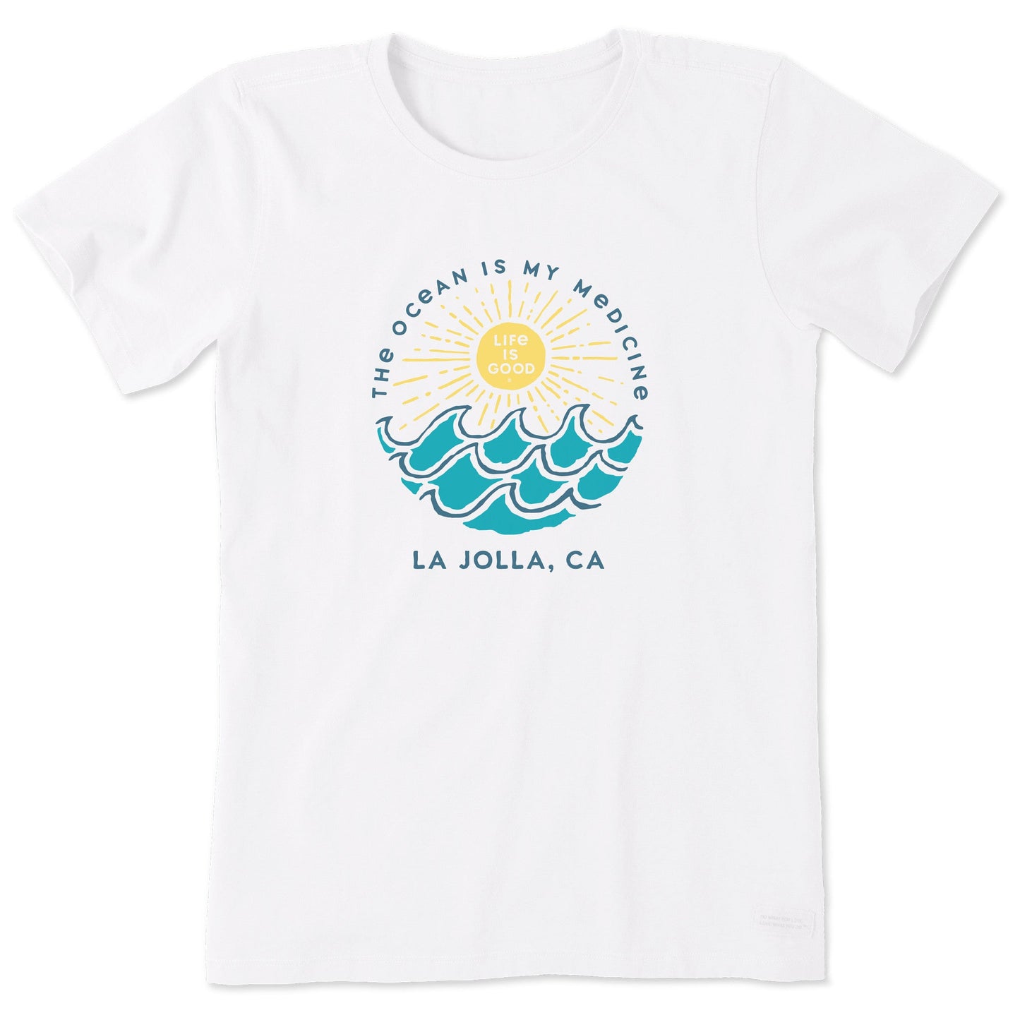 Women's ND Ocean is my Medicine La Jolla Short Sleeve Crusher Tee