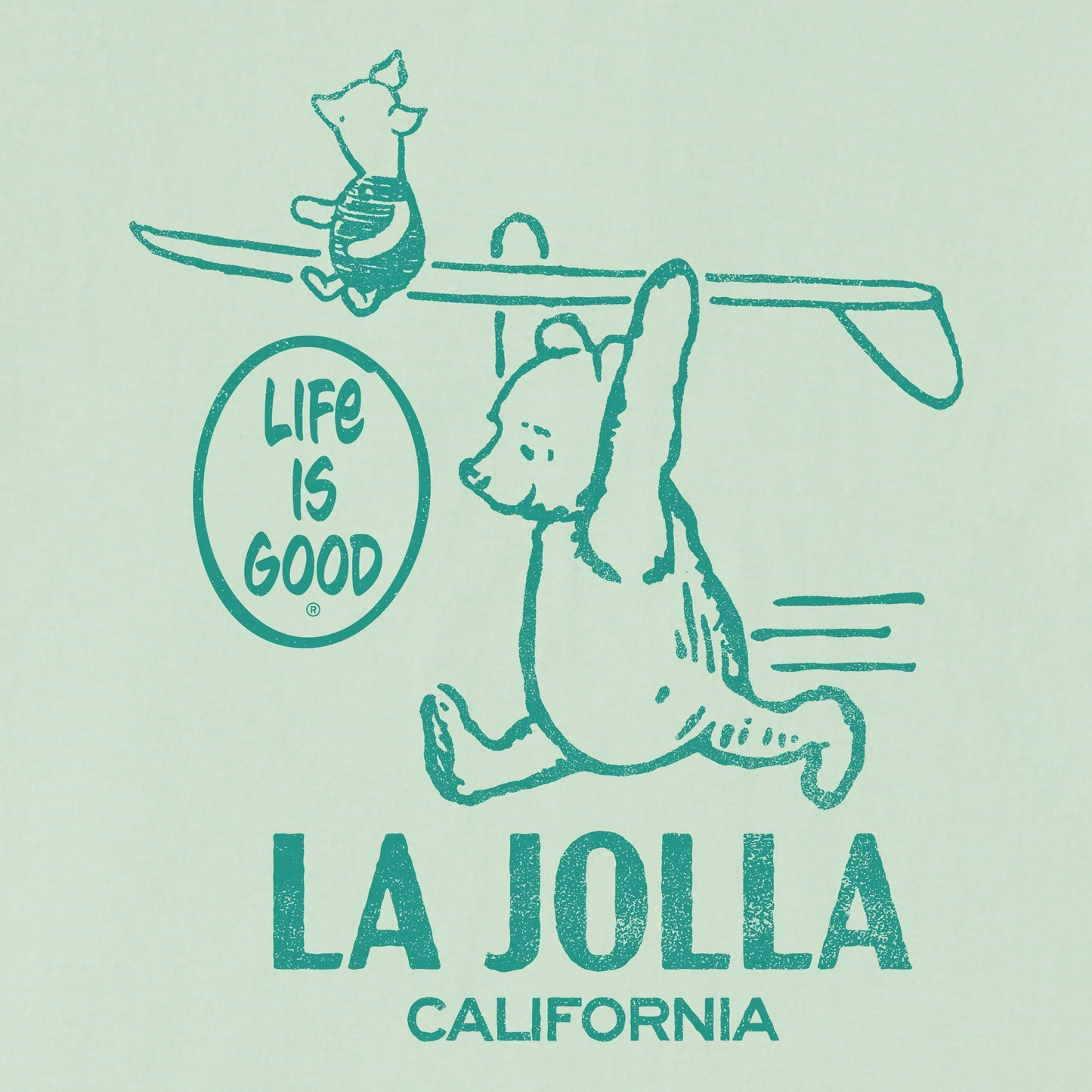 Women's Winnie Surf La Jolla Short Sleeve Crusher Tee