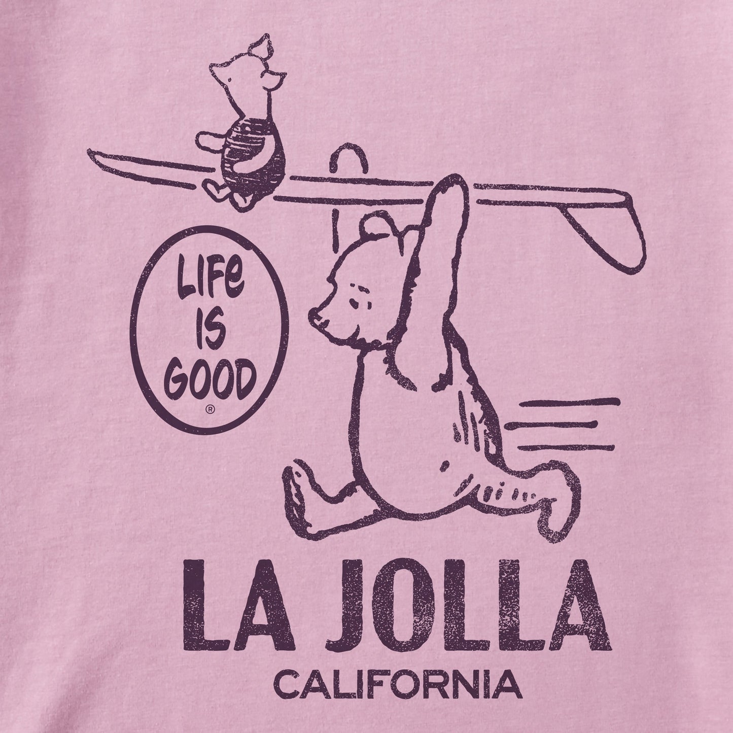 Women's Winnie Surf La Jolla Short Sleeve Crusher Tee