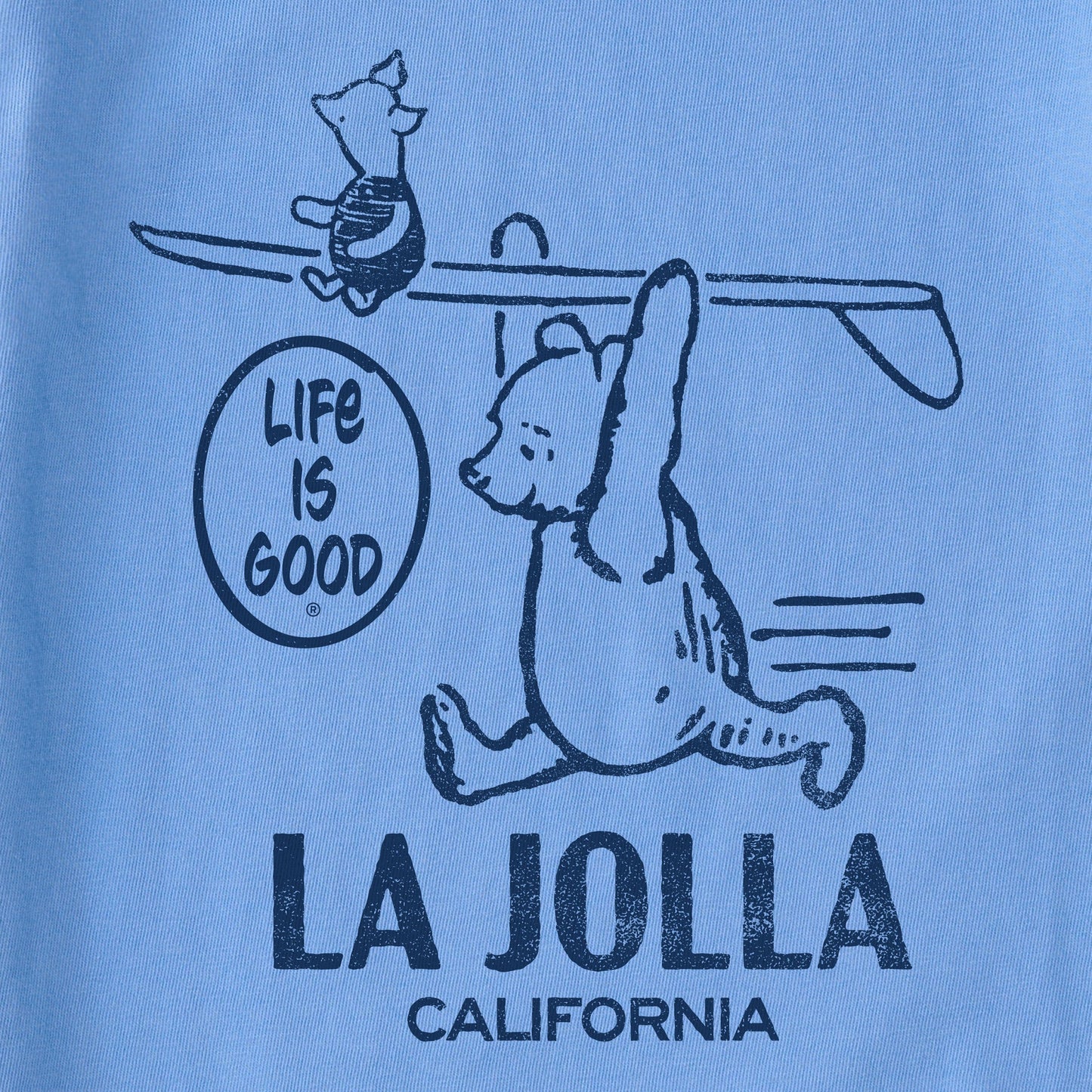 Women's Winnie Surf La Jolla Short Sleeve Crusher Tee