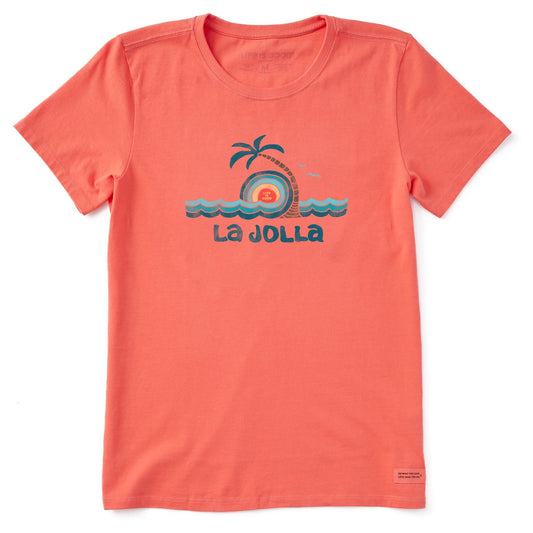 Women's Wave Palm La Jolla Short Sleeve Crusher Tee