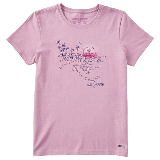 Women's Cove La Jolla Short Sleeve Crusher Tee