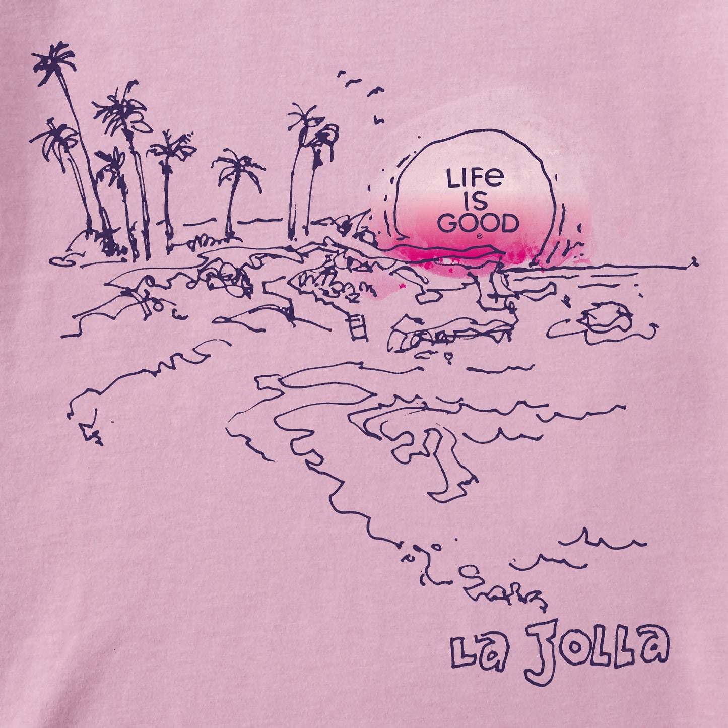 Women's Cove La Jolla Short Sleeve Crusher Tee